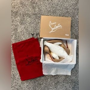 Louboutin Iriza 100 Nappa Nude